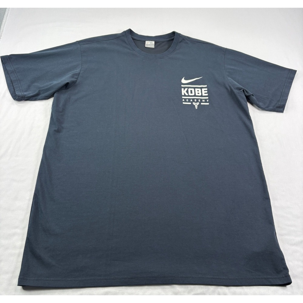 Vintage‎ Nike Kobe Bryant Shirt Mens 2XL Blue Basketball Academy Crew Neck Y2K